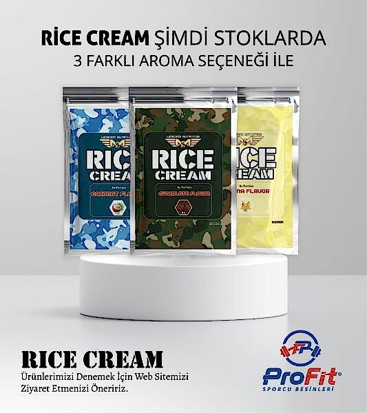 LegendX Rice Cream 8 Şase - Çikolata, Muz ve Hindistan Cevizi Aromalı Karbonhidrat Kaynağı