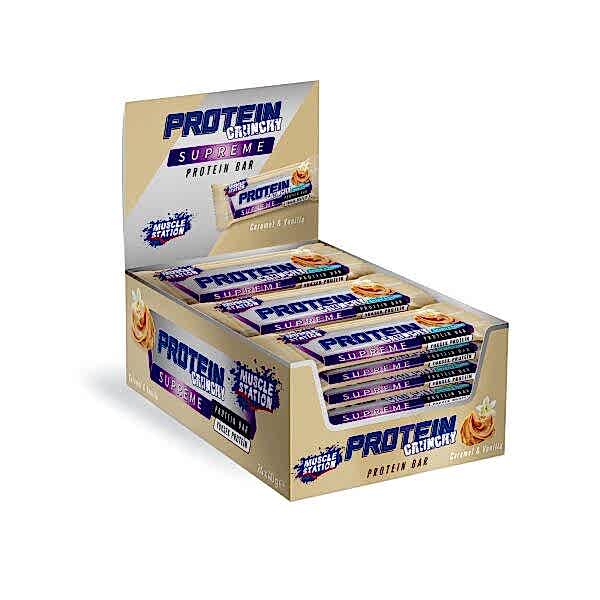 Muscle Station Karamelli Protein Bar 24’lü – Lezzet ve Performans Kutuda!