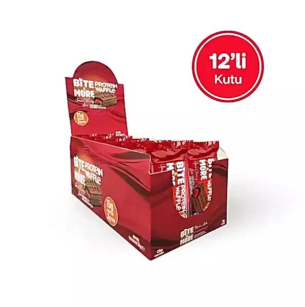Protein Waffle - Vişneli (55g x 12 Adet)