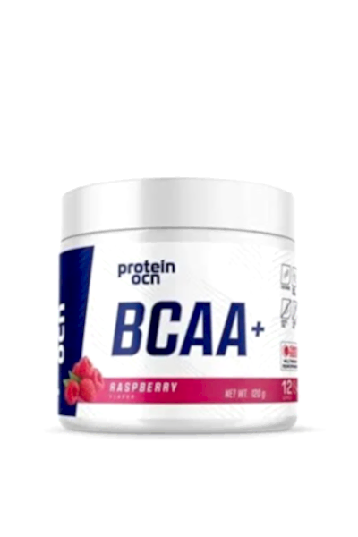 Protein OCN BCAA+ Raspberry 120 g – 2:1:1 BCAA, L-Glutamin ve Elektrolit Destekli – Ahududu Aromalı