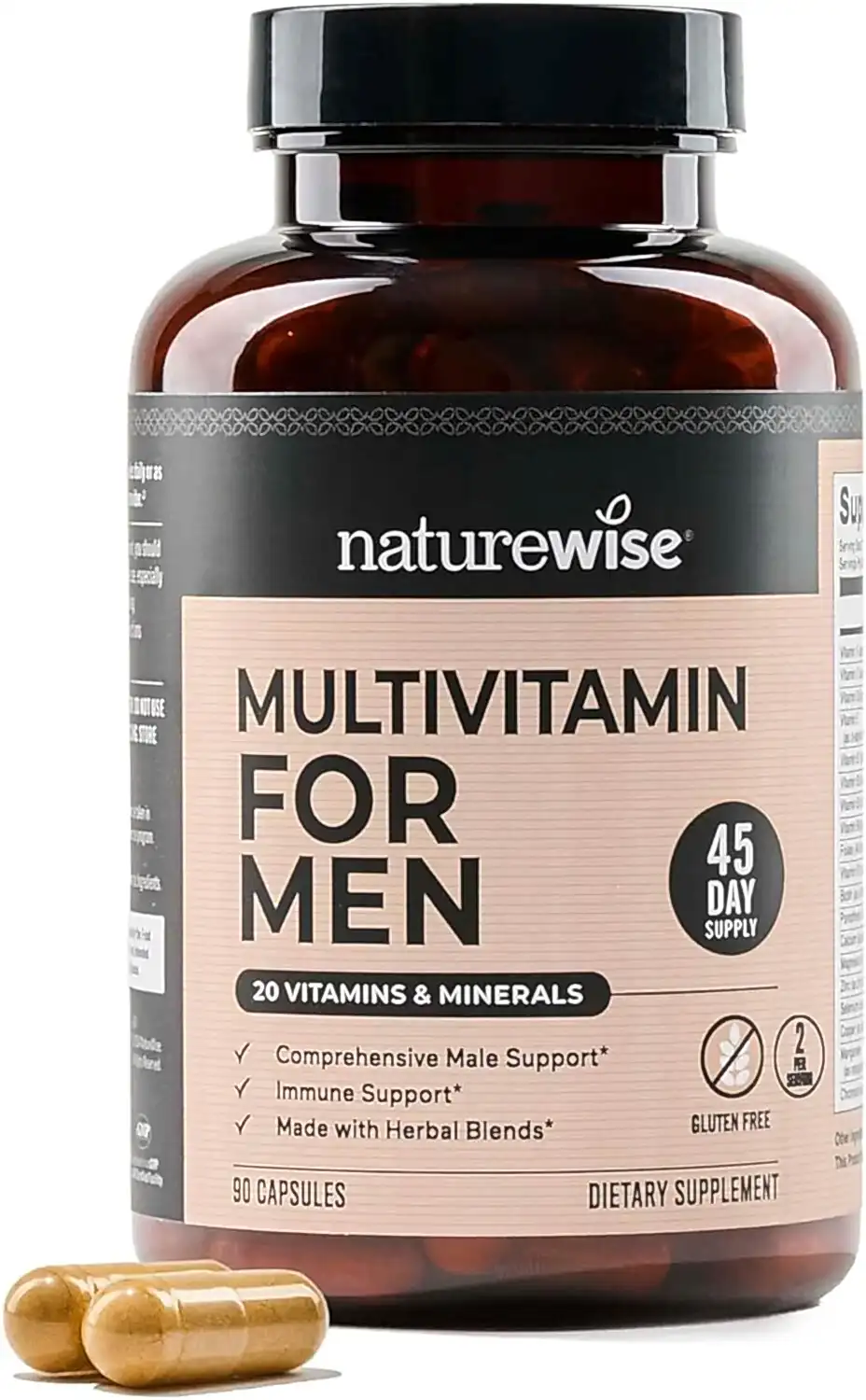NatureWise Multivitamin 90 Kapsül –  USA Menşei