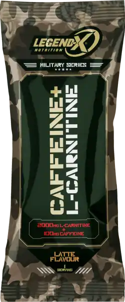 LegendX Caffeine + L-Carnitine Saşe 7 g – 2000 mg L-Carnitine & 100 mg Kafein | Latte Aromalı Termojenik Enerji