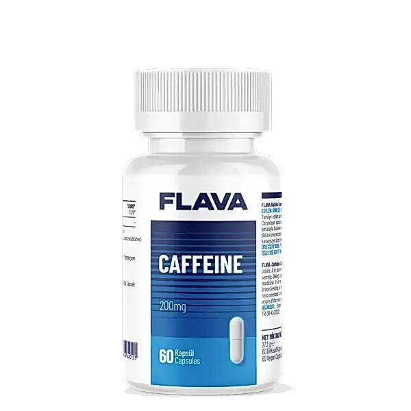 Flava Caffeine 60 Kapsül – Enerji ve Zindelik Takviyesi