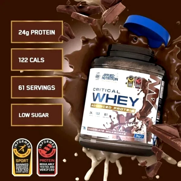 Applied Nutrition Critical Whey Advanced Protein 2 kg Çikolata Milkshake Whey Protein Tozu