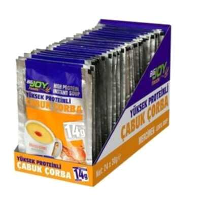 BigJoy Proteinli Çabuk Çorba 30 Gr 12 Adet (Mercimek)