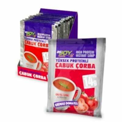 BigJoy Proteinli Çabuk Çorba 30 Gr 12 Adet(Domates)