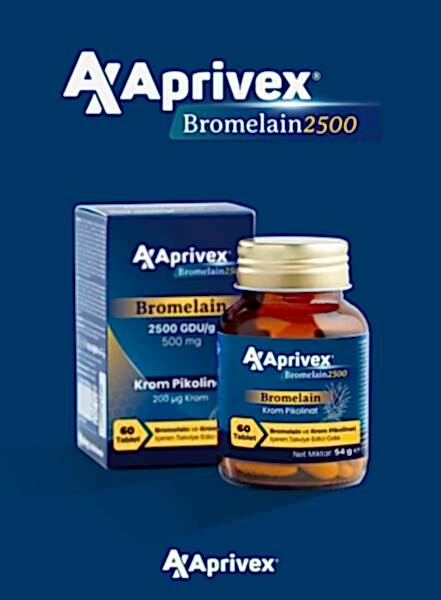 Aprivex Bromelain 2500 GDU/g Krom Pikolinat