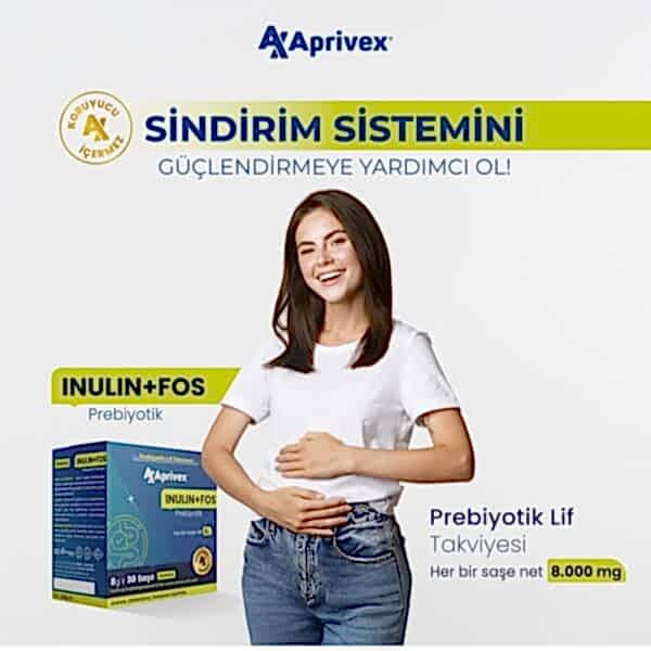 APRİVEX INULİN + FOS PREBİYOTİK LİF TAKVİYESİ
