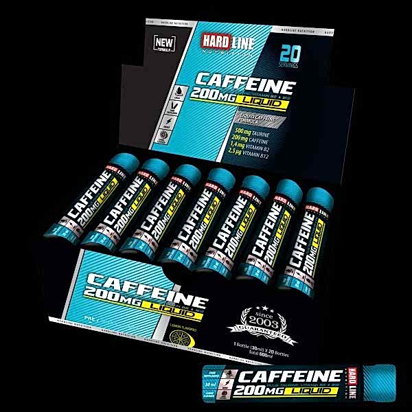 Hardline Caffeine 200 MG Liquid 20 Adet (30 Ml)