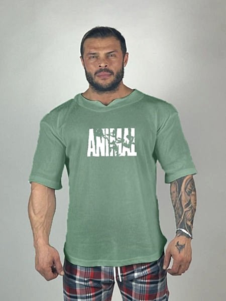 ANİMAL OVERSİZE TŞÖRT YEŞİL