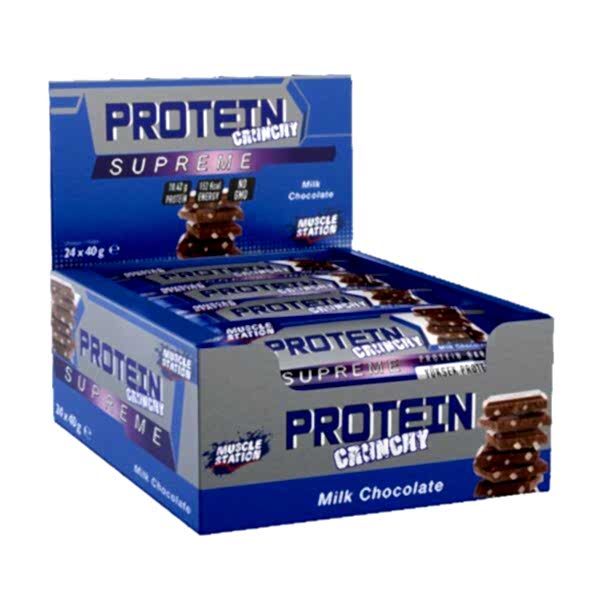 Muscle Station Crunchy Protein Bar Sütlü Çikolata 24 Adet