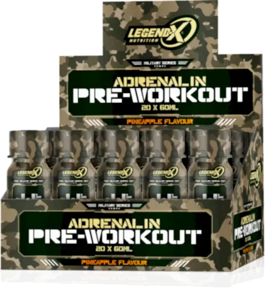 LegendX Military Series Adrenalin Pre-Workout 20x60 ml