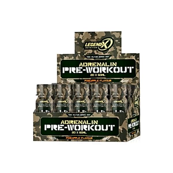 LegendX Military Series Adrenalin Pre-Workout 20x60 ml
